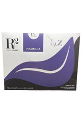Remedy Relief Insomnia chocolate caramel sachets packaging, 30 servings for sleep support and relaxation.
